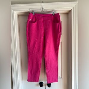 Womens- NWOT - Belle -Ponte Knit Cropped Pants